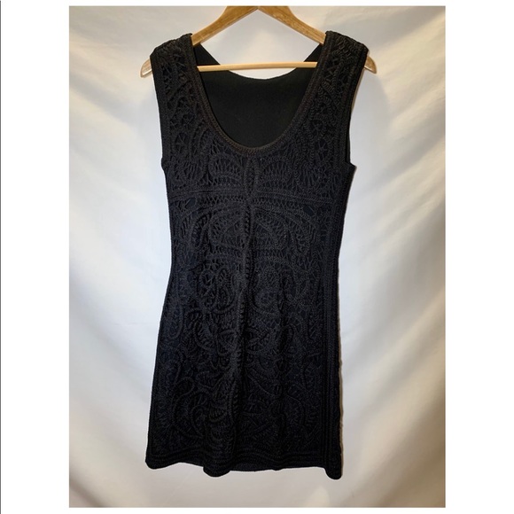 Maje sleeveless crêpe dress with embroidery - Picture 2 of 7